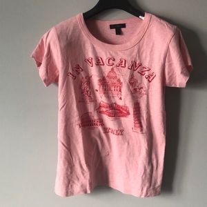 J. CREW Light pink Italy Tee